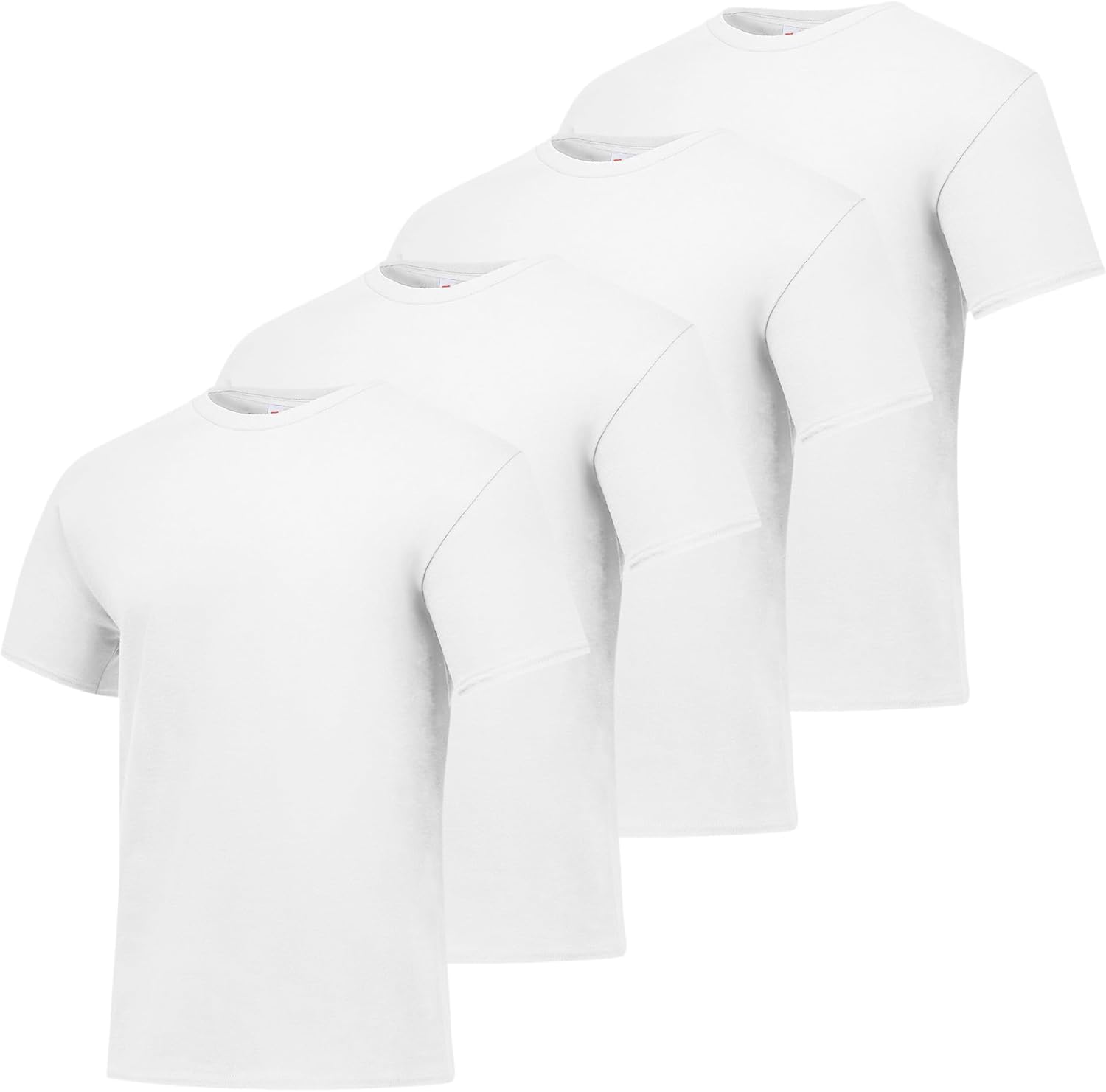 Hanes Men's T-Shirt Pack - 4-Pack - Essential-T Crewneck Cotton T-Shirts - Everyday Men's Tees - Big &amp; Tall Available