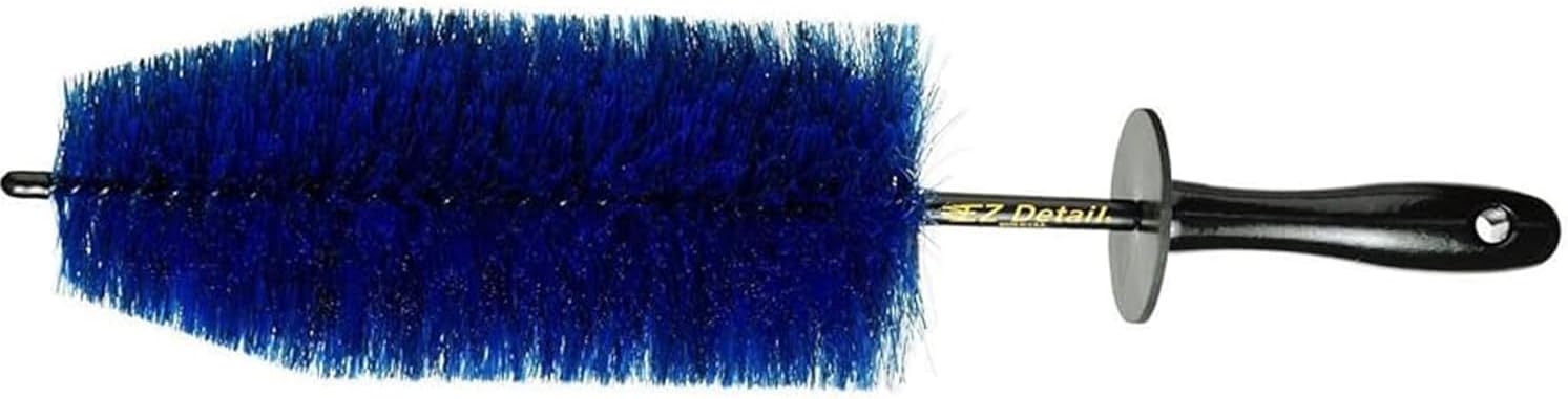 EZ Detail Big Wheel Brush \u2013 18-Inch Flexible Nylon Rim &amp; Barrel Cleaner for Cars, Trucks, Motorcycles \u2013 Hard-to-Reach Areas, Non-Scratch Auto Detailing Tool