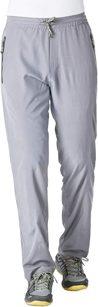 Rdruko Men's Casual Pants Lightweight Quick Dry Hiking Running Workout Outdoor Sports Sweat Pants
