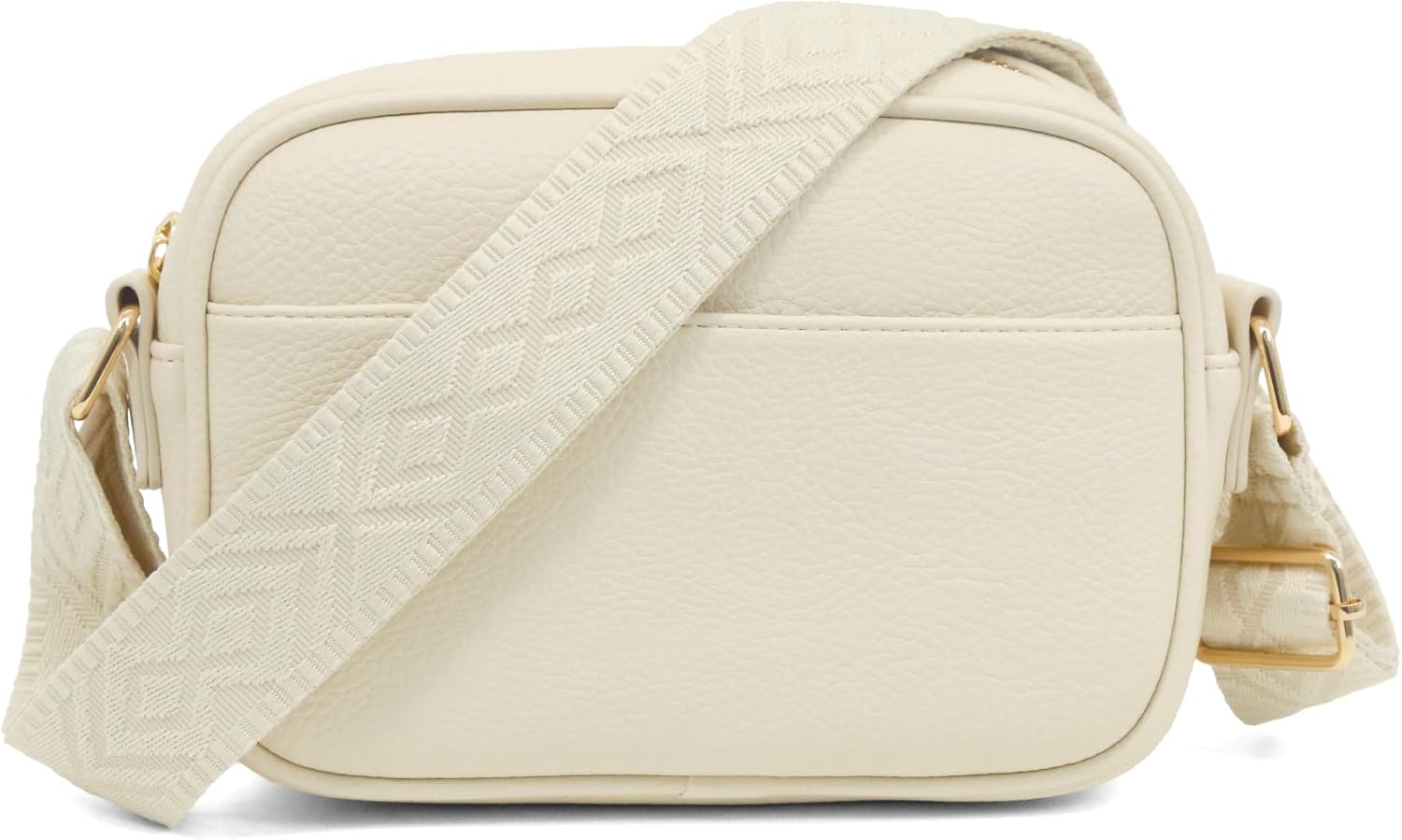 Crossbody Bag for Women - Fashion PU Leather Shoulder Bag with Adjustable Plaid Strap, Multiple Colors Compact Everyday Purse