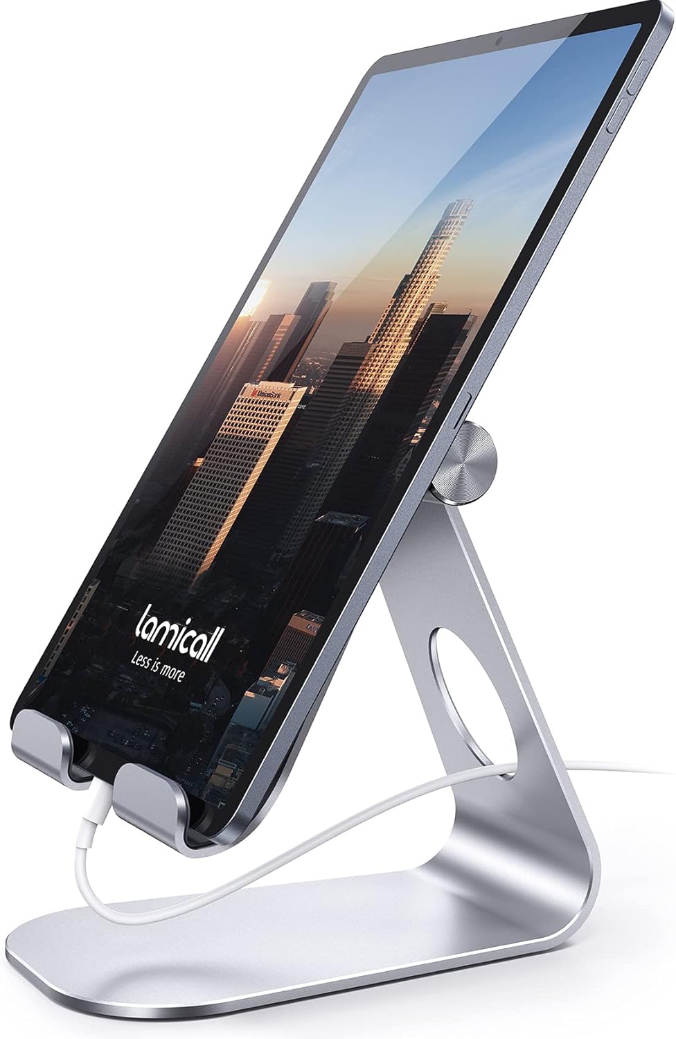 Lamicall S1 Tablet Stand, Adjustable Tablet Holder - Desktop Stand Dock Holder for 4-13" Tablet, iPad Pro 11, 9.7, 10.5, 12.9 Air Mini, Kindle, Tab, Switch, Viral Podcast Video Office Desk Accesso