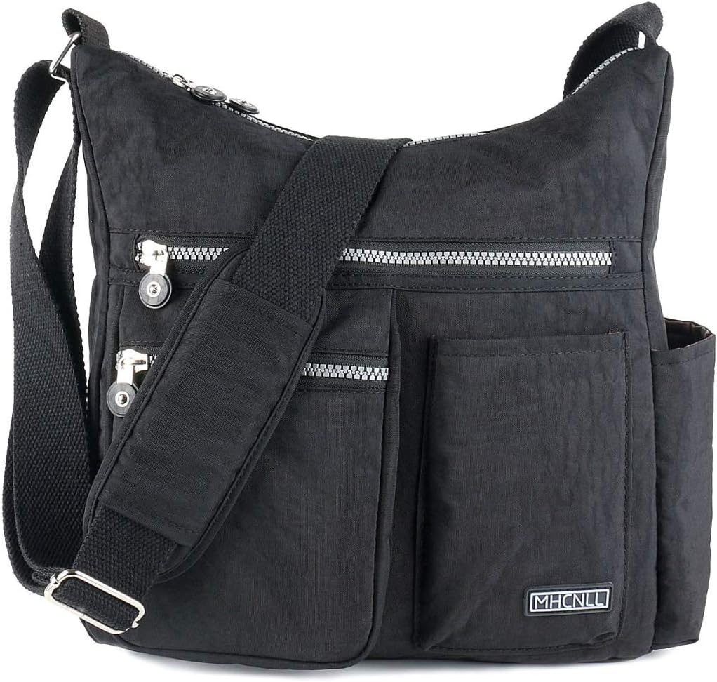 MHCNLL Crossbody Bag with Anti Theft RFID Pocket - Women Lightweight Water-Resistant Purse