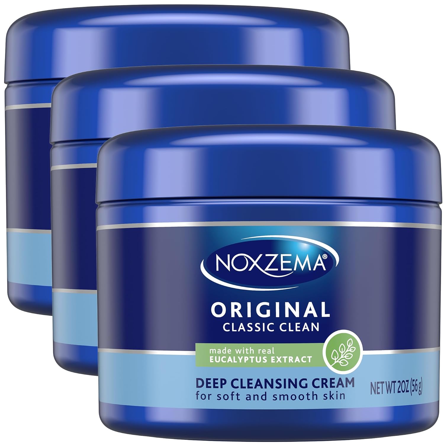 Noxzema The Original Deep Cleansing Cream Travel Size 2 Oz (Pack of 3)