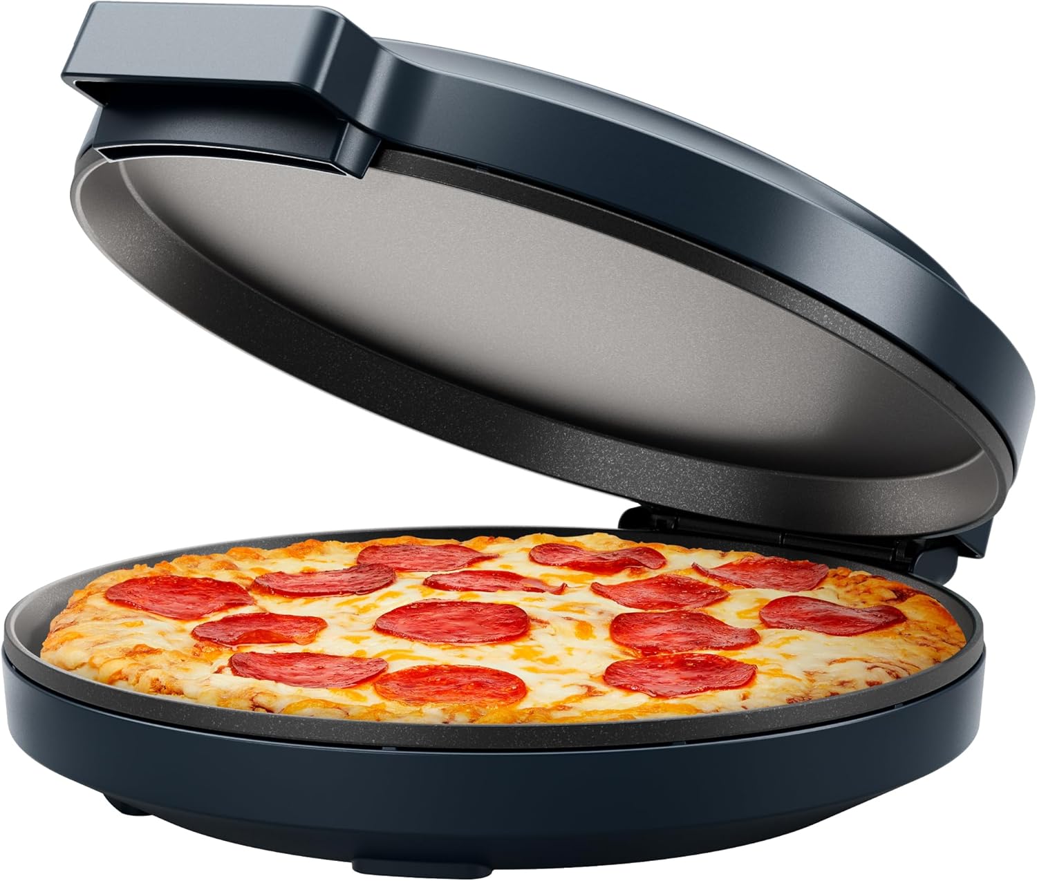 Chefman Everything Maker &amp; Pizza Oven \u2013 1440W Countertop Electric Pizza Maker with 12\u201D Nonstick Cooking Plates, Plus Makes Quesadillas, Omelettes and More, with Indicator Lights and Vert