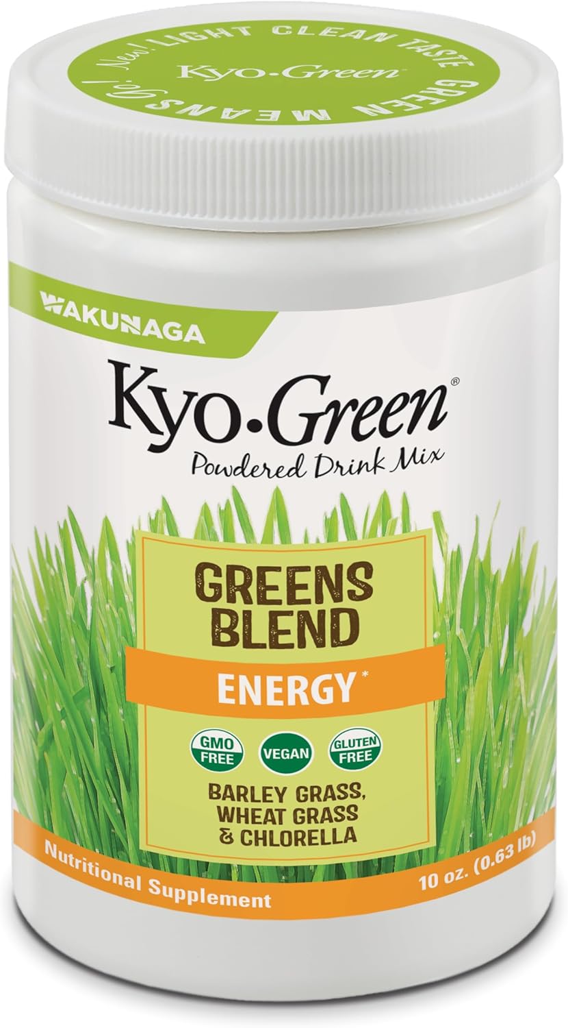 Kyolic Kyo-Green Greens Blend Energy*, Powdered Drink Mix, 10 oz