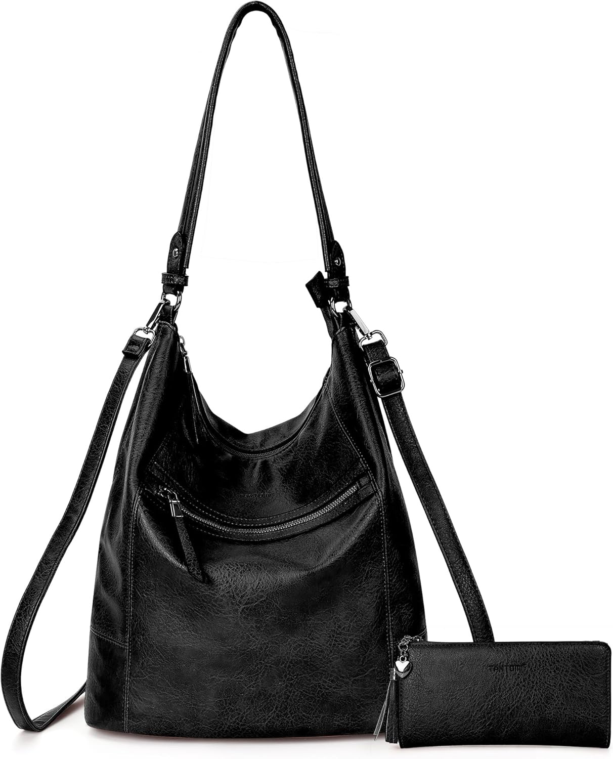 TANTOMI Hobo Bags Purses for Women, Women's Crossbody Handbags and Shoulder Bag, Multi-Pocket Large Hobo Purse