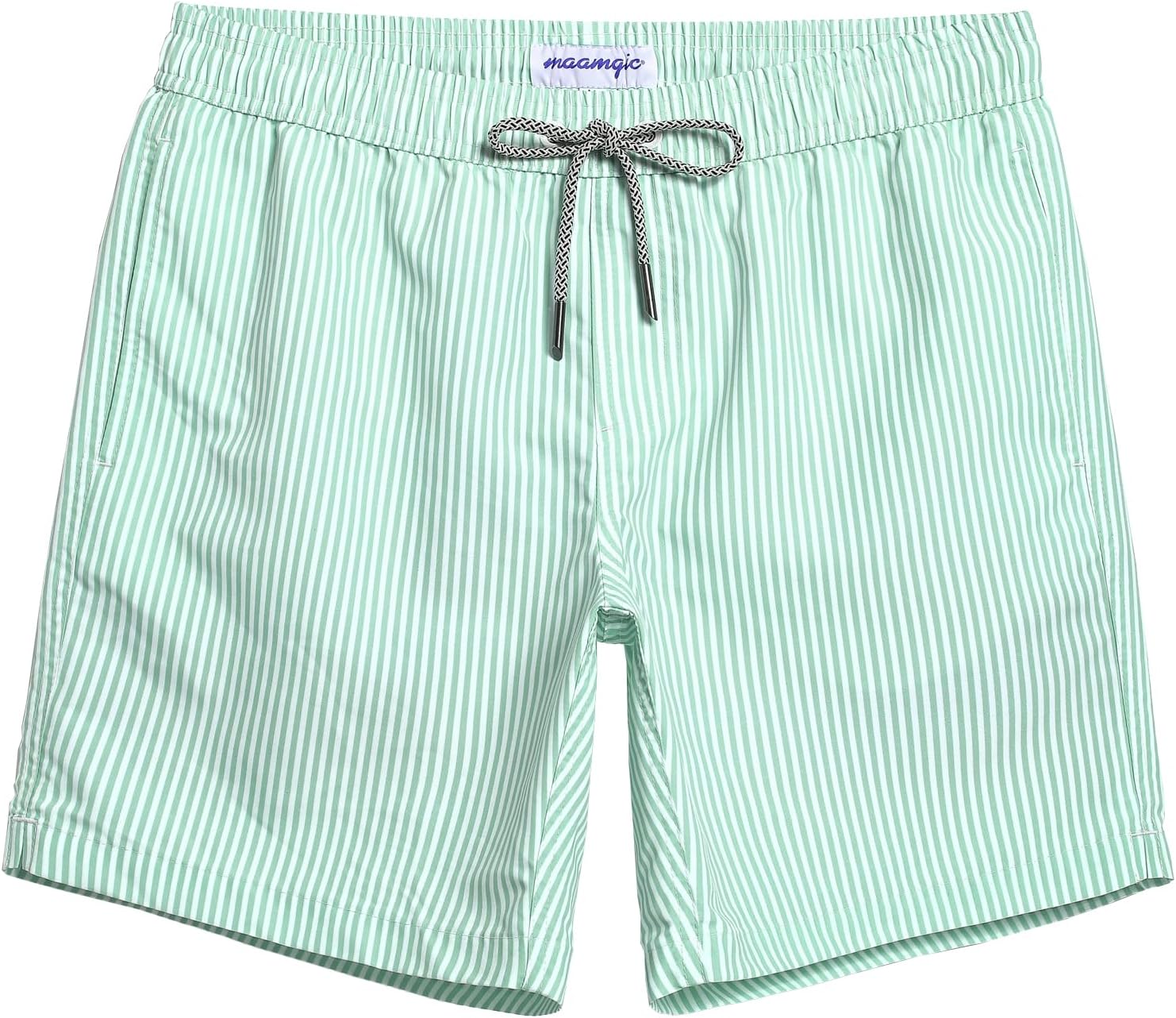 maamgic Mens Swim Trunks Quick Dry Swim Shorts with Mesh Lining Funny Swimwear Bathing Suits 7inch