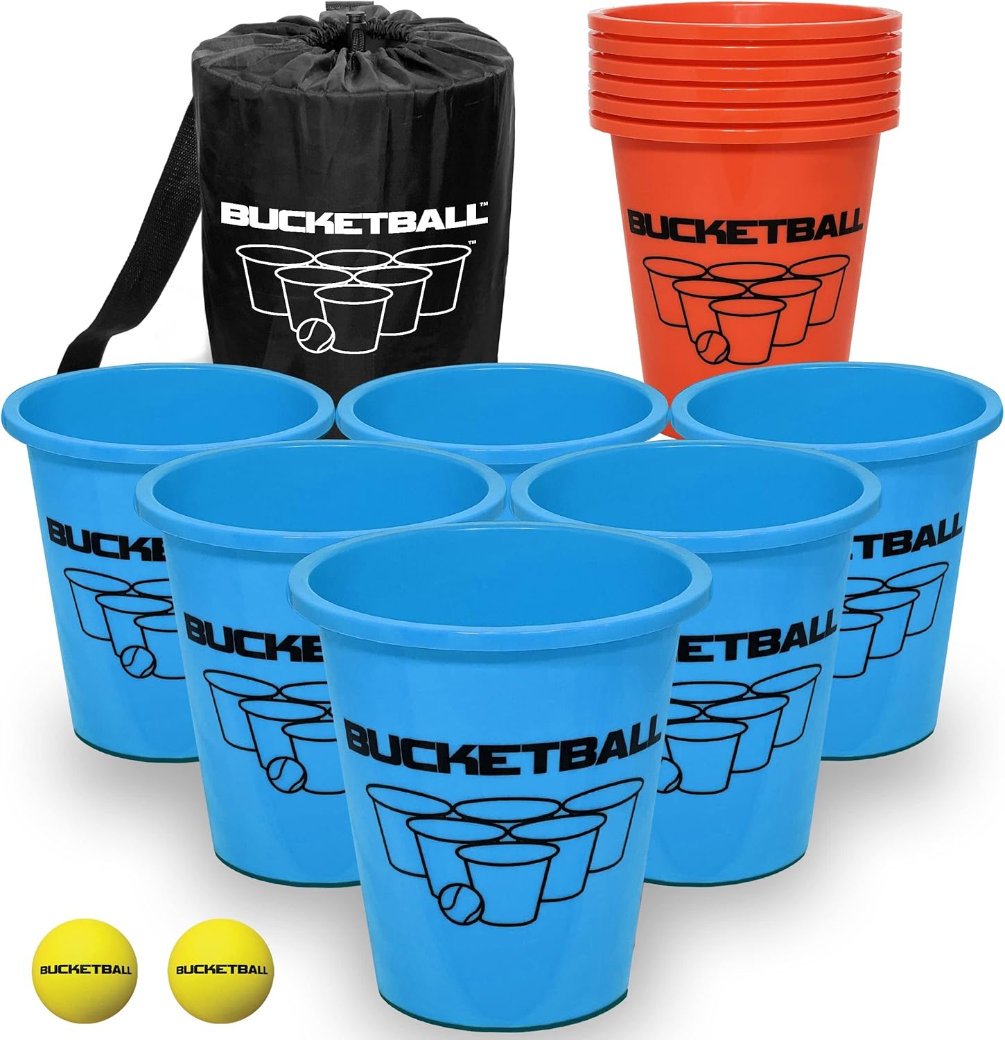 BucketBall | Original, Largest &amp; Most Durable Brand | Supports USA Jobs | Ultimate Outdoor &amp; Tailgate Game | Perfect for Beach, Pool, Lawn, Yard, Camping