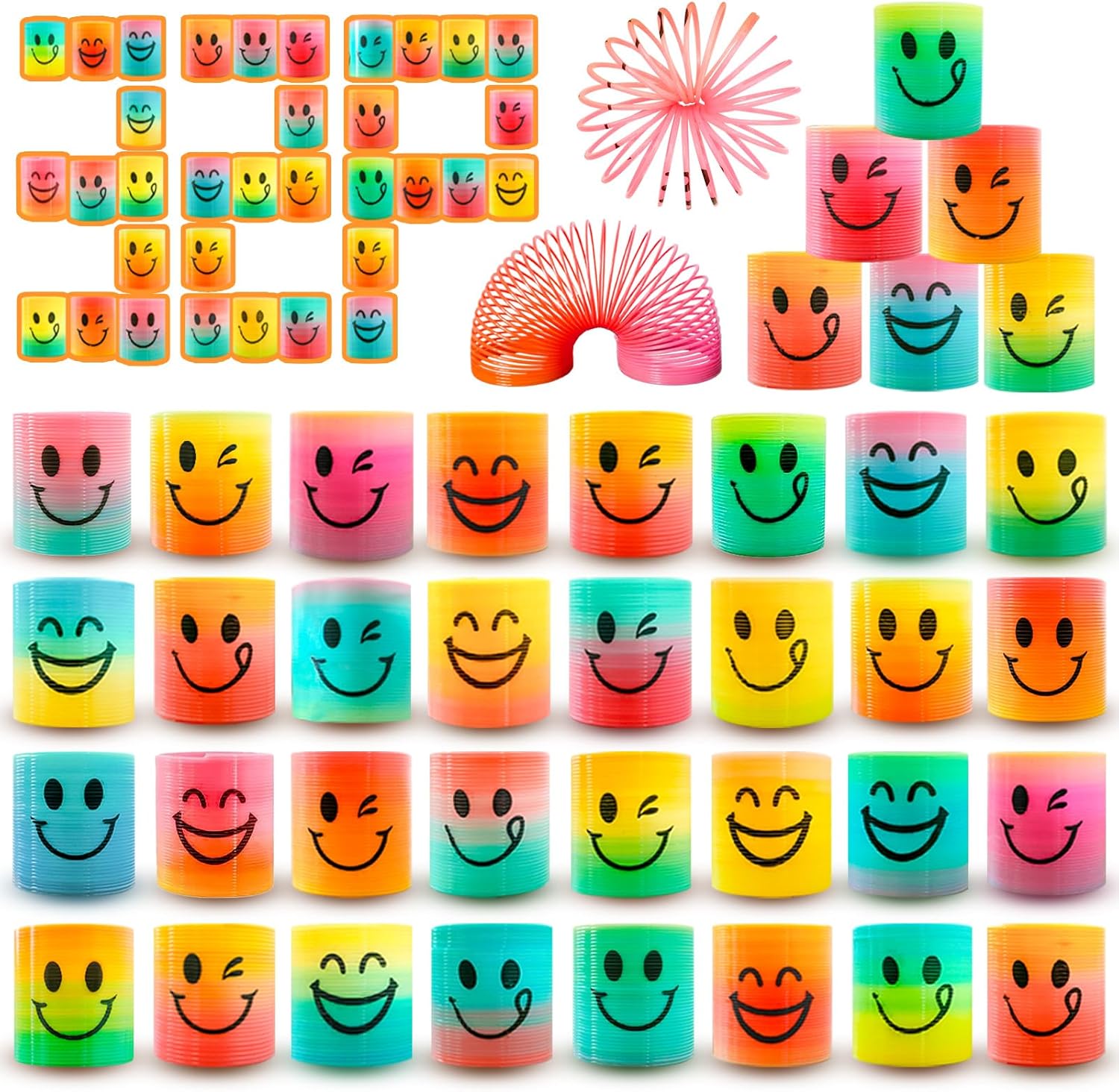 Cocurb 32 Pcs Mini Spring Party Favors for Kids 4 to 8 Fun Goodie Bag Stuffers for Birthdays, Classroom Prizes, and Small Toys Present