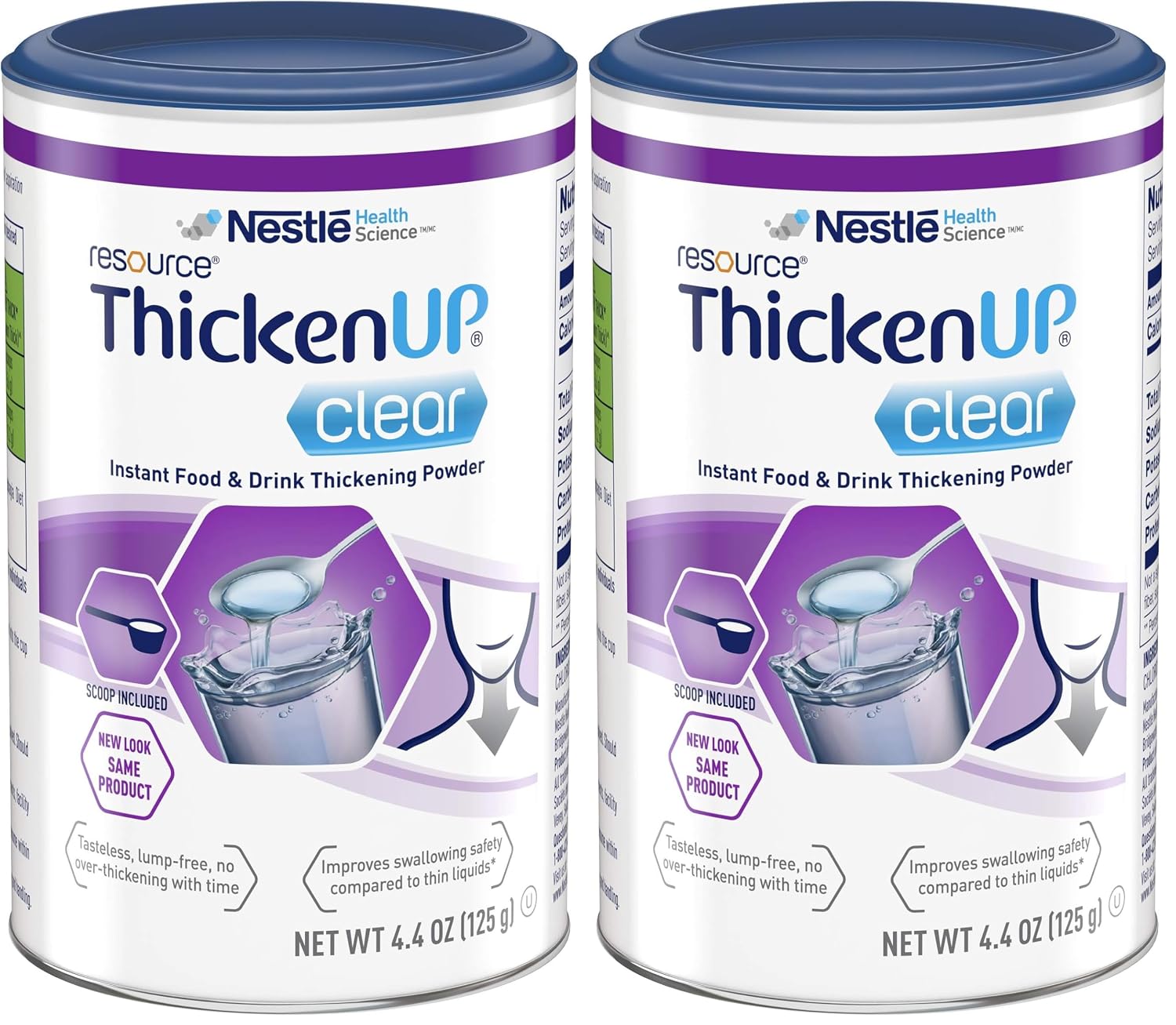 Resource Thicken Up Clear Powder Canister, 4.41 Ounce(Pack of 2)