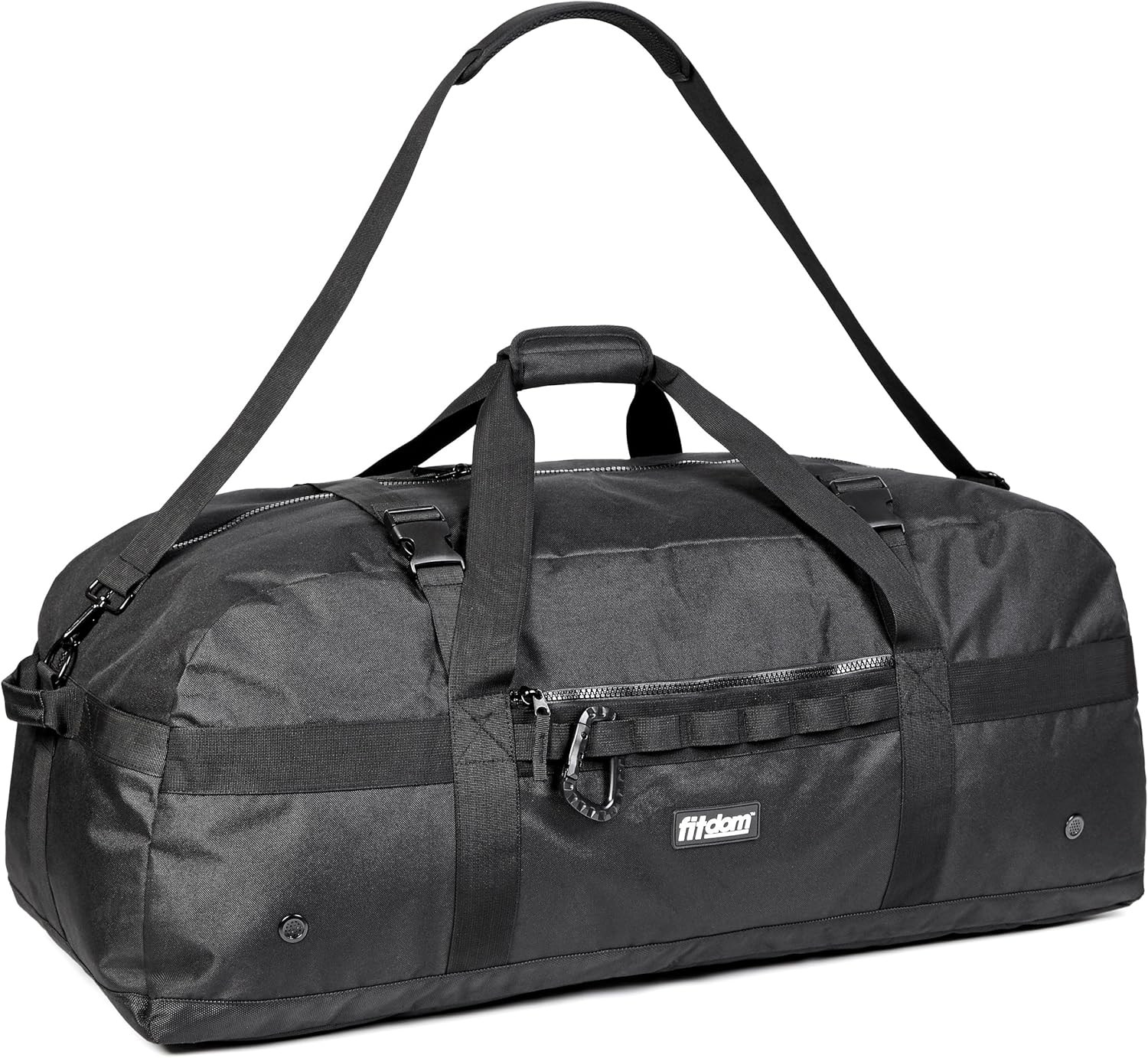 Fitdom 132L 36" Heavy Duty Extra Large Sports Gym Equipment Travel Duffel Bag W\/Adjustable Shoulder &amp; Compression Straps. Perfect for Soccer Baseball Basketball Hockey Football Team Coaches &