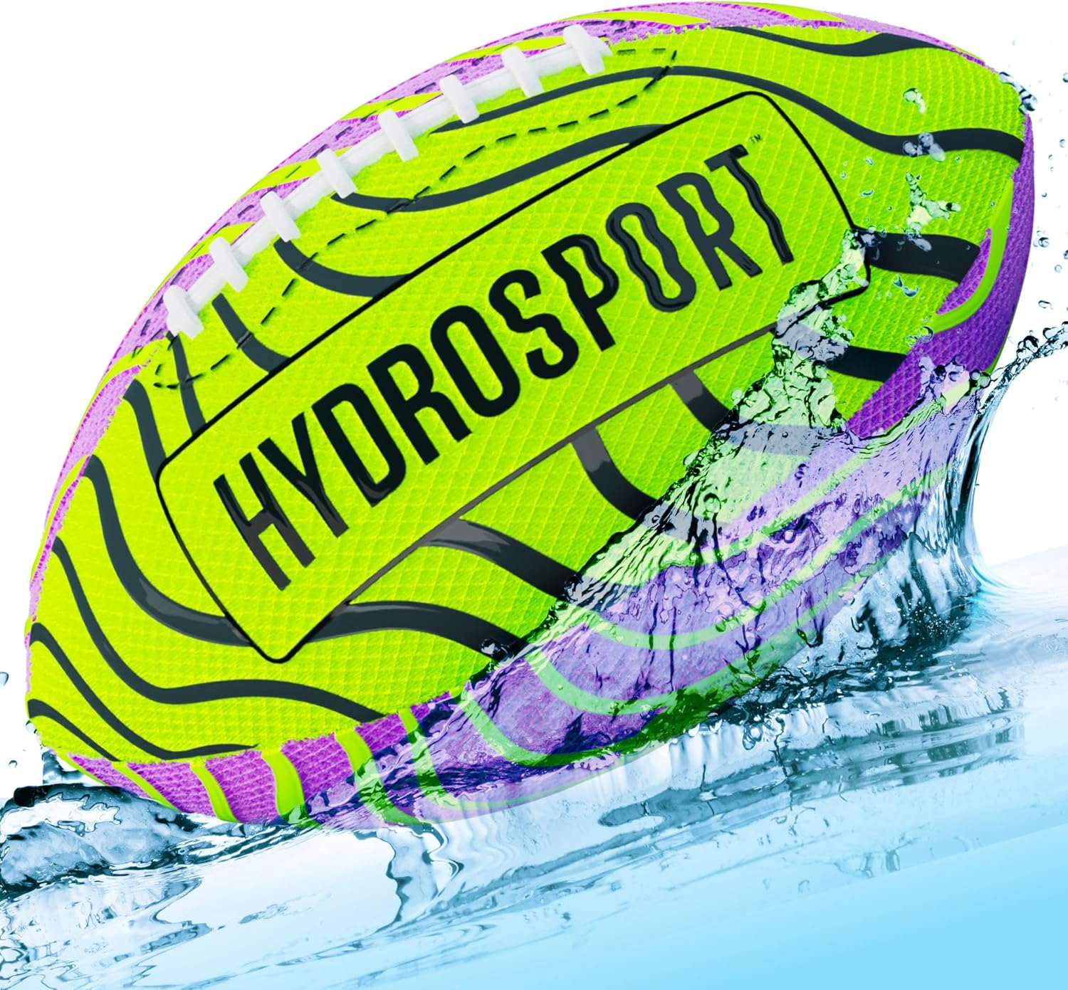 HydroSport Water Football for Pool, Beach, Lake - Waterproof Pool Toys for Kids Ages 8-12 - Teen Boys Gift - Swimming Balls Sports - Family, Teens Boys &amp; Adults Fun - Outdoor Accessories