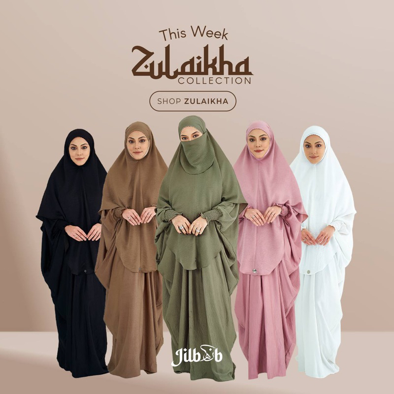 INSTOCK ZULAIKHA COLLECTION BY JILBAB NUNHA