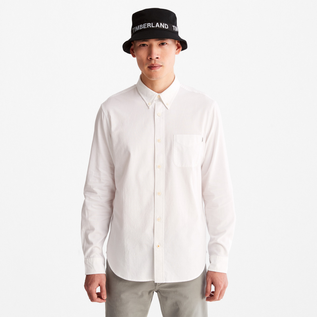 Timberland Men's Gale River Long-Sleeve Oxford Shirt